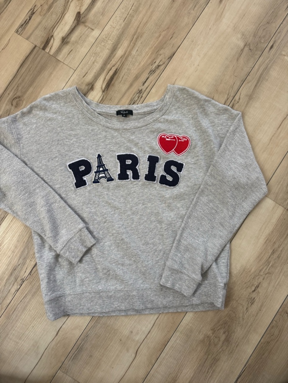 Rails Brand  xsmall sizeX 
Paris' Appliqué Sweatshirt  women